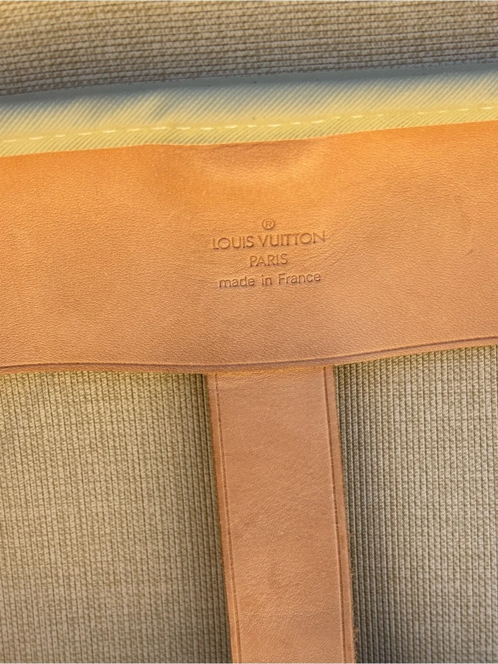 Louis Vuitton Monogram Canvas Travel Holdall with Vachetta Trim